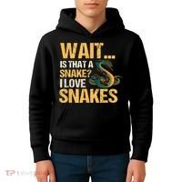 Snake Reptile Lovers Herpetologist Ophidiophilia Kids Hoodie thumb 4