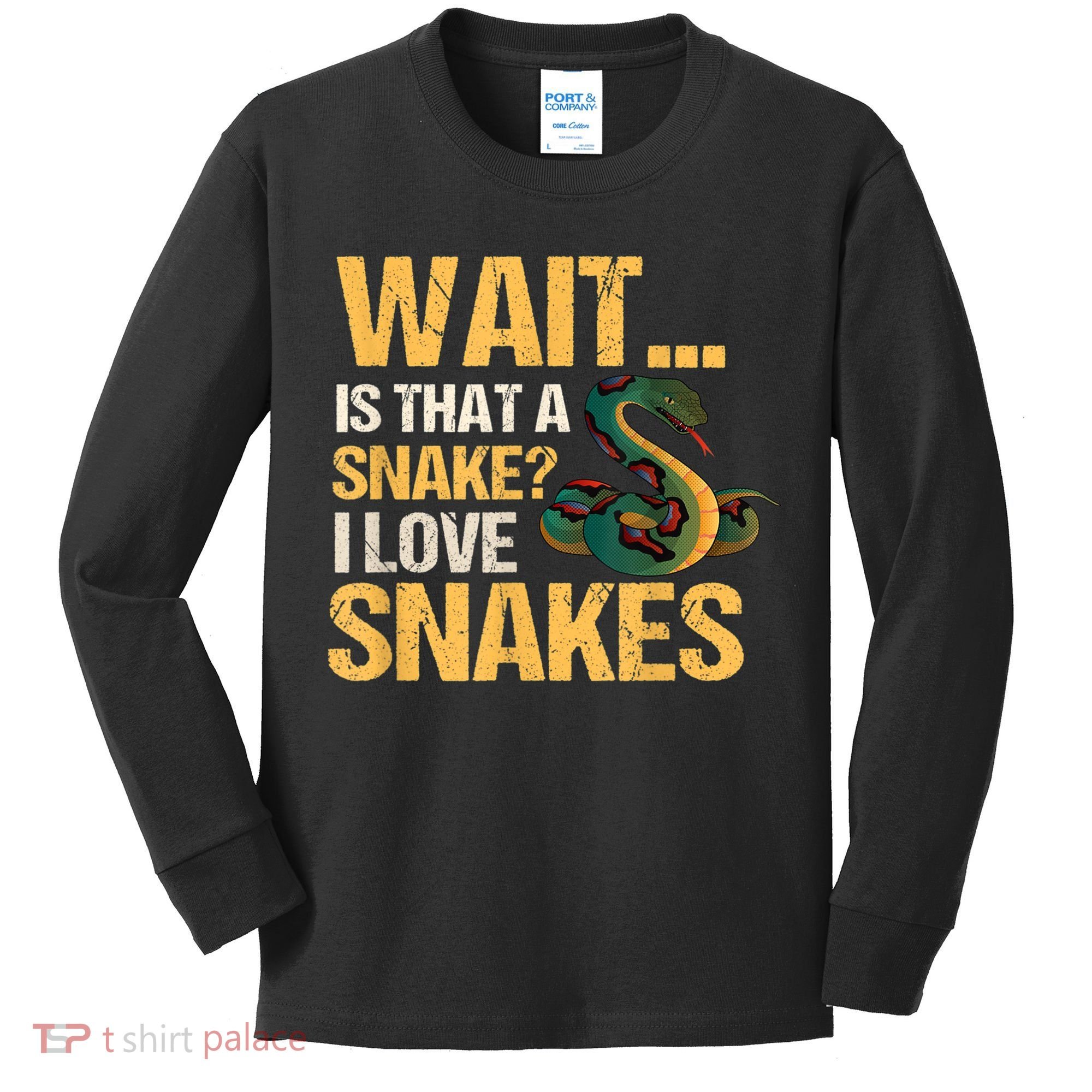 Snake Reptile Lovers Herpetologist Ophidiophilia Kids Long Sleeve Shirt