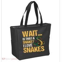 Snake Reptile Lovers Herpetologist Ophidiophilia Tote Bag thumb 2