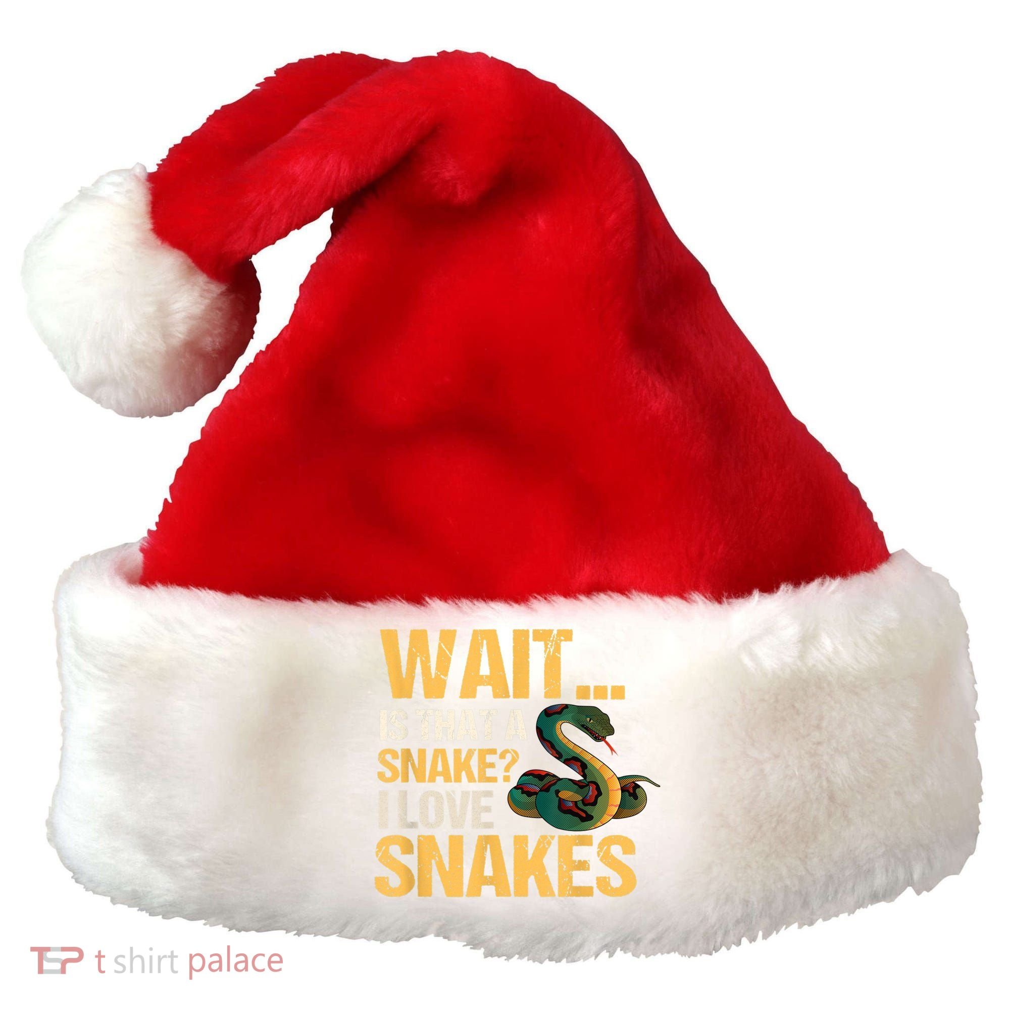 Snake Reptile Lovers Herpetologist Ophidiophilia Santa Hat