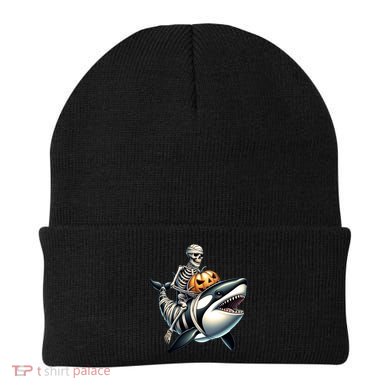 Skeleton Riding Mummy Orca Halloween Whale Great Gift Beanie