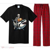 Skeleton Riding Mummy Orca Halloween Whale Great Gift Pajama Set thumb 0