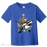 Skeleton Riding Mummy Orca Halloween Whale Great Gift Toddler T-Shirt thumb 0