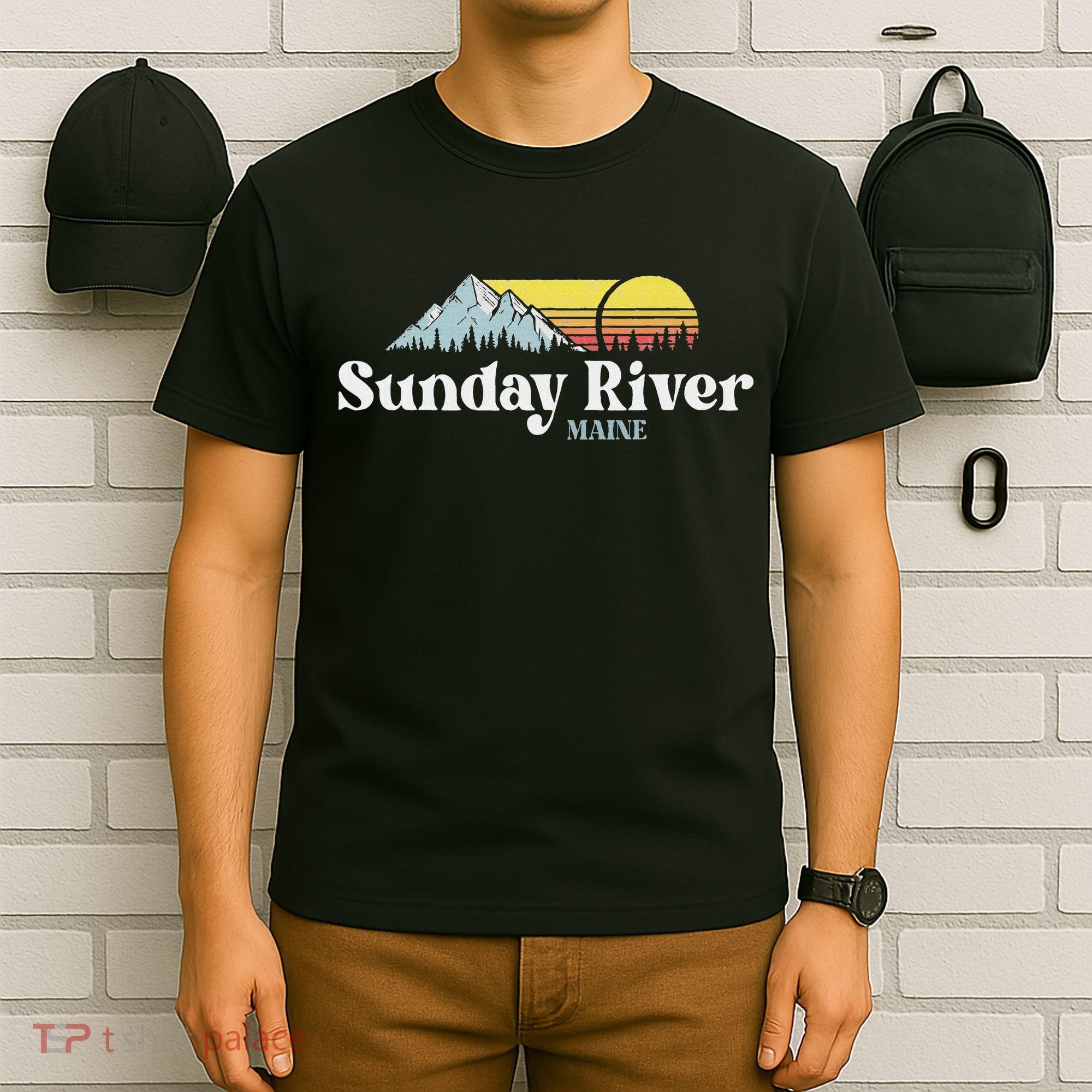 Sunday River Maine Ski Snowboard Hiking Family Vacation T-Shirt