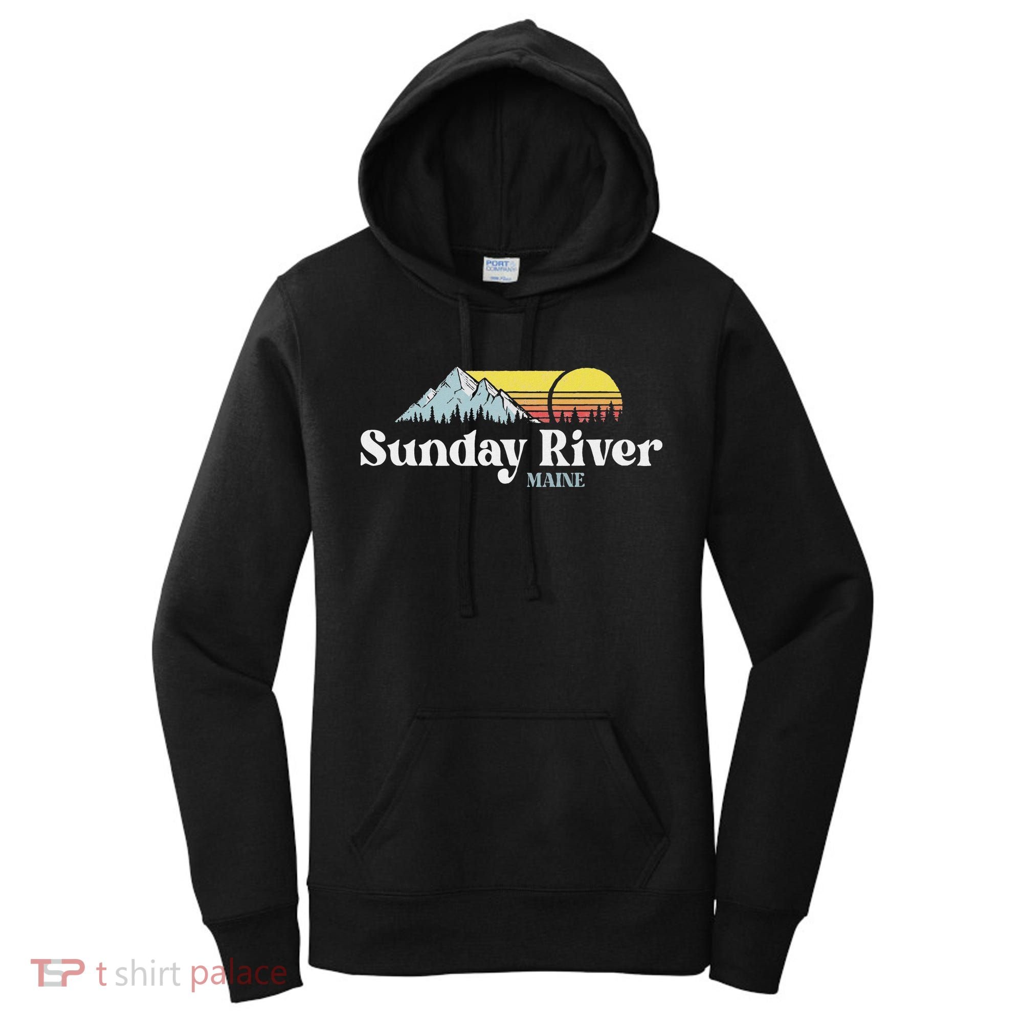 Sunday River Maine Ski Snowboard Hiking Family Vacation Women's Hoodie