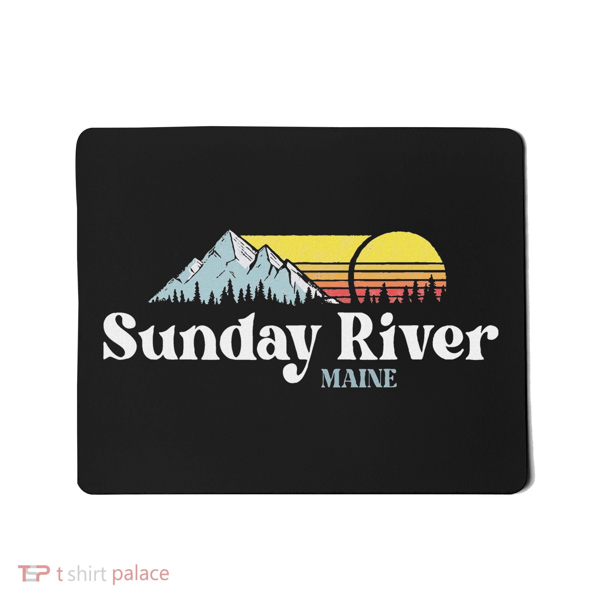 Sunday River Maine Ski Snowboard Hiking Family Vacation Mousepad