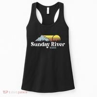 Sunday River Maine Ski Snowboard Hiking Family Vacation Women's Tank Top thumb 0