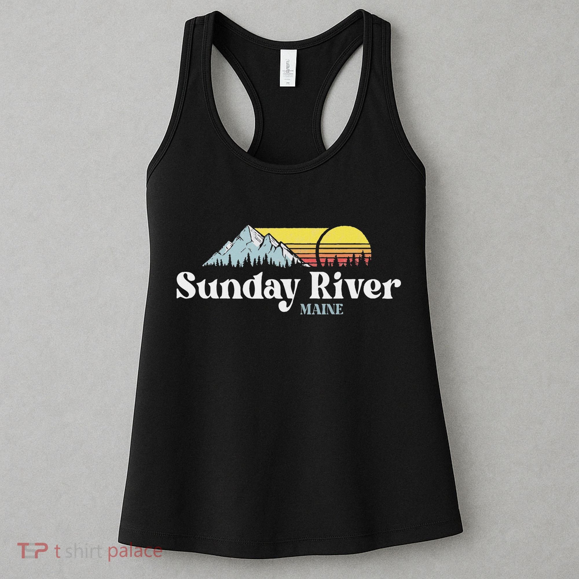Sunday River Maine Ski Snowboard Hiking Family Vacation Women's Tank Top