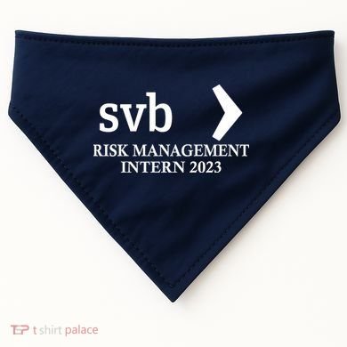 SVB Risk Management Intern Department Dept Team 2023 USA-Made Doggie Bandana
