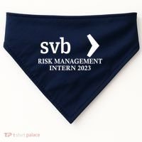 SVB Risk Management Intern Department Dept Team 2023 USA-Made Doggie Bandana thumb 0