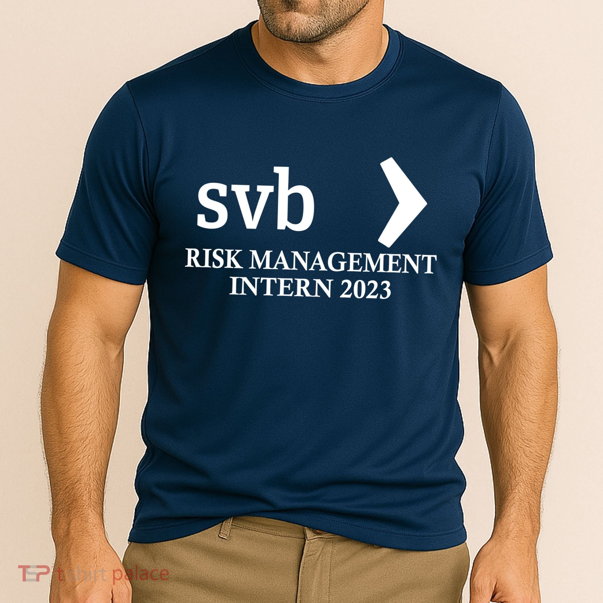 SVB Risk Management Intern Department Dept Team 2023 Cooling Performance Crew T-Shirt