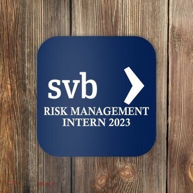 SVB Risk Management Intern Department Dept Team 2023 Coaster