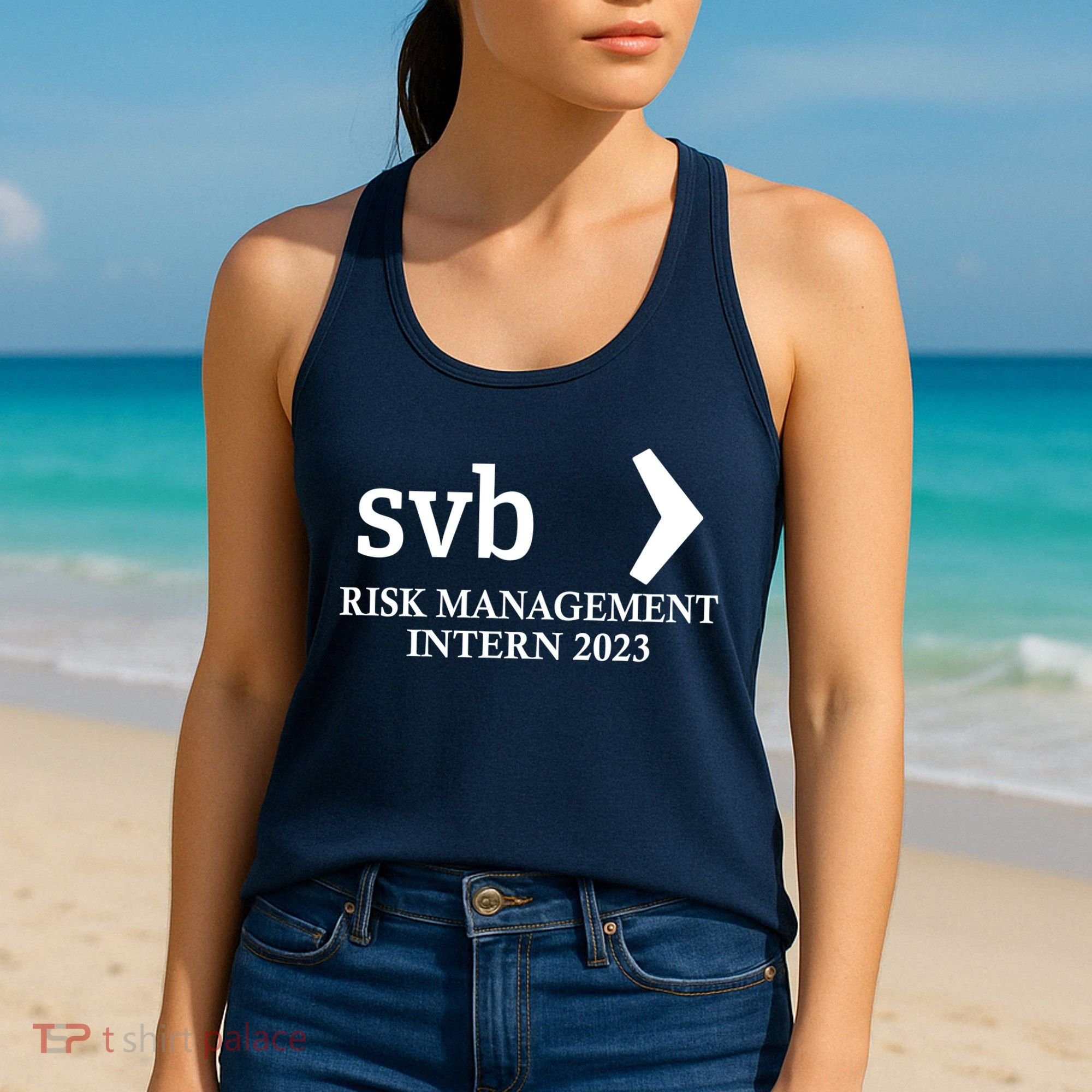 SVB Risk Management Intern Department Dept Team 2023 Women's Tank Top