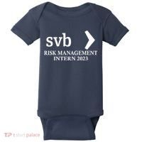 SVB Risk Management Intern Department Dept Team 2023 Baby Bodysuit thumb 0