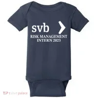 SVB Risk Management Intern Department Dept Team 2023 Baby Bodysuit thumb 0