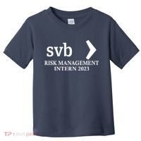 SVB Risk Management Intern Department Dept Team 2023 Toddler T-Shirt thumb 0