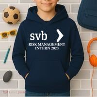 SVB Risk Management Intern Department Dept Team 2023 Kids Hoodie thumb 2