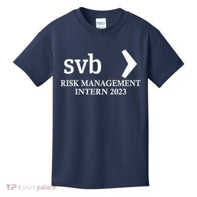 SVB Risk Management Intern Department Dept Team 2023 Kids T-Shirt