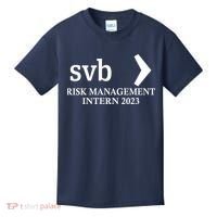 SVB Risk Management Intern Department Dept Team 2023 Kids T-Shirt thumb 0