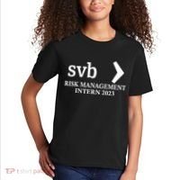 SVB Risk Management Intern Department Dept Team 2023 Kids T-Shirt thumb 2
