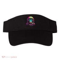 Synthwave Retrowave Monkey Astronaut Retro 1980s Graphic Visor thumb 0