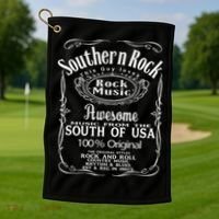 Southern Rock Music Usa United States Golf Towel thumb 1