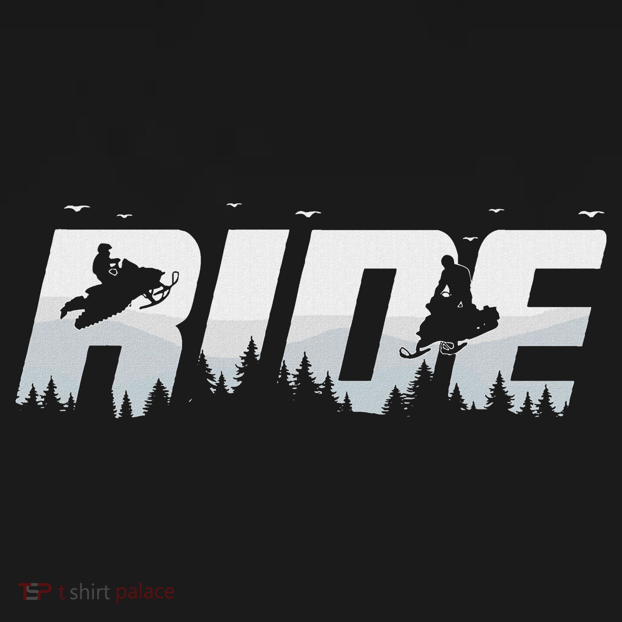 Snowmobile Ride Motor Sled Racing Winter Mountain Sports Fan Women's Hoodie