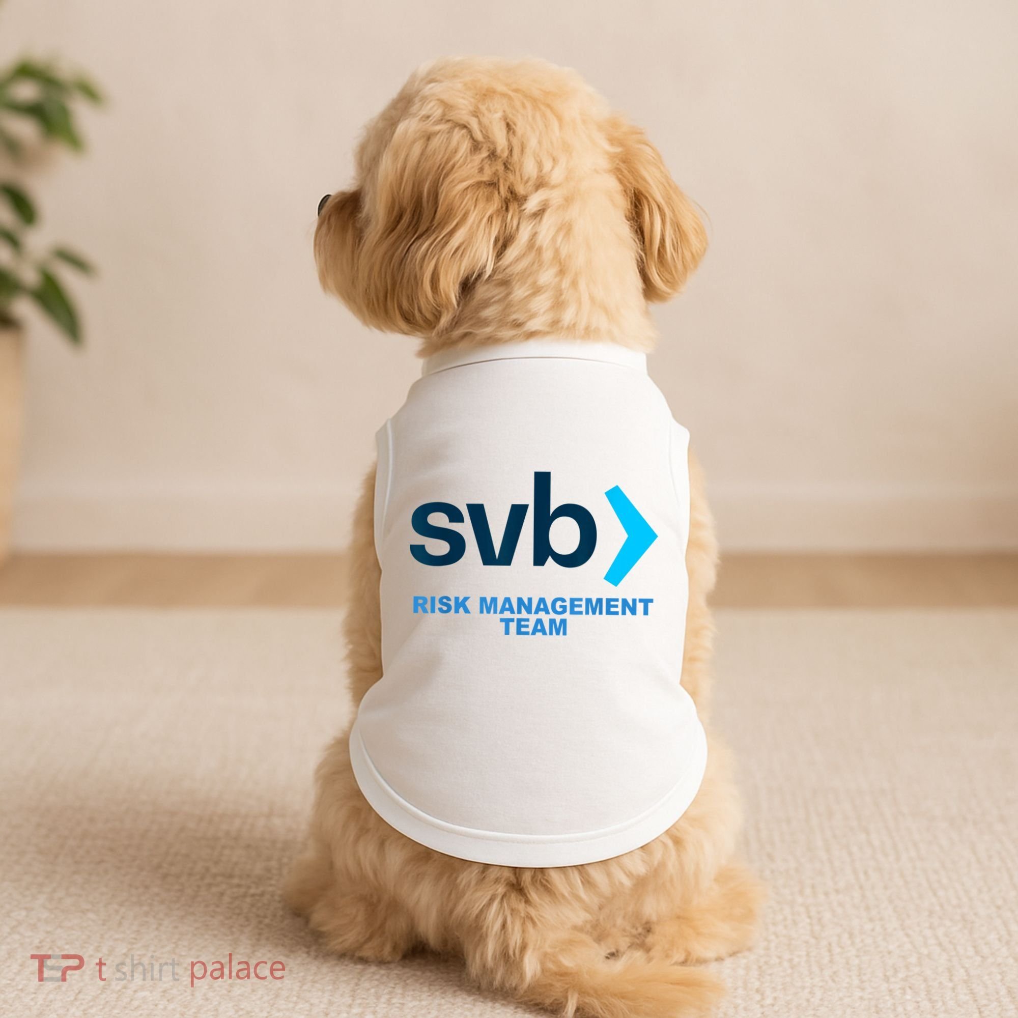 SVB Risk Management Team Funny Svb Doggie Tank