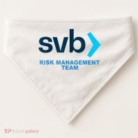 SVB Risk Management Team Funny Svb USA-Made Doggie Bandana thumb 0
