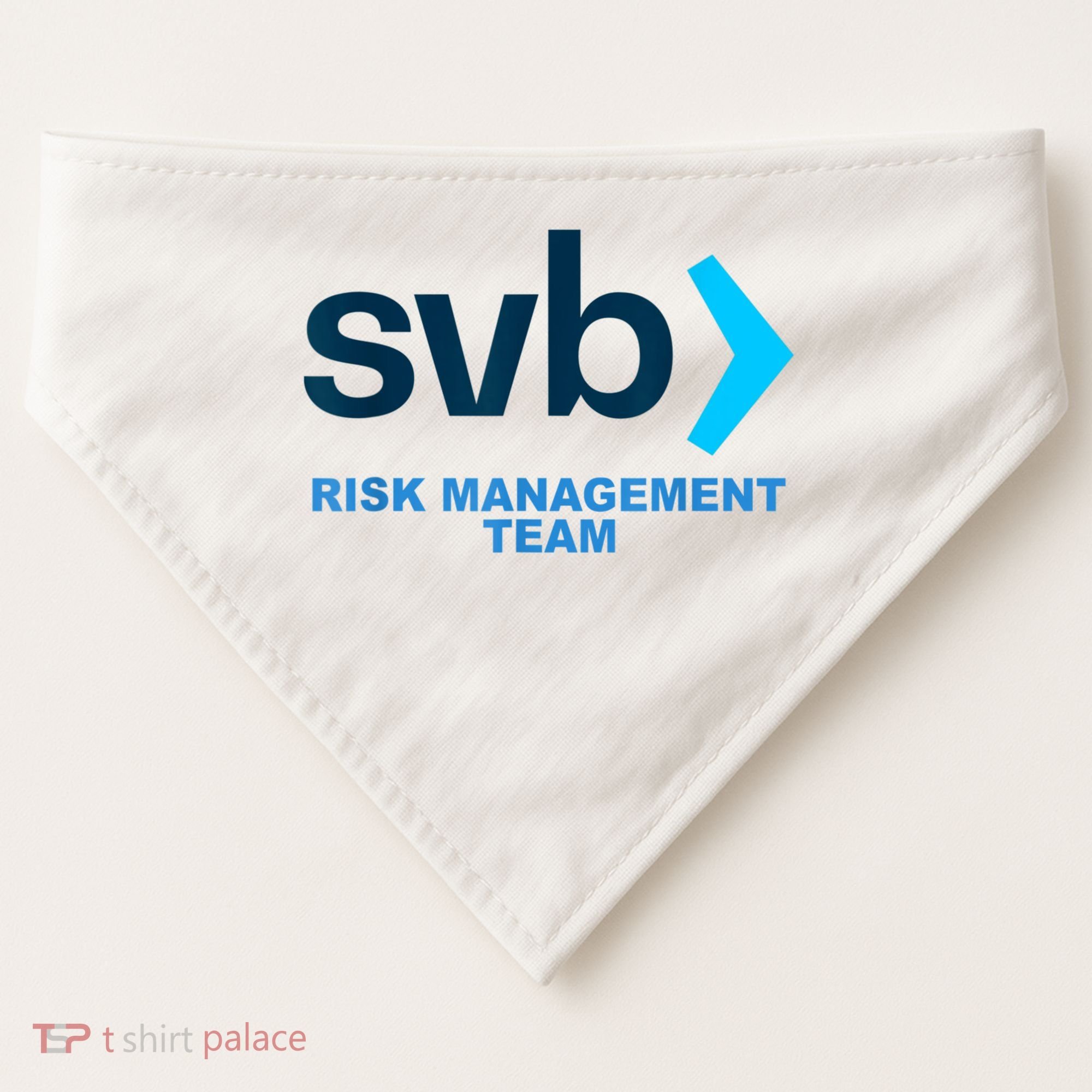 SVB Risk Management Team Funny Svb USA-Made Doggie Bandana