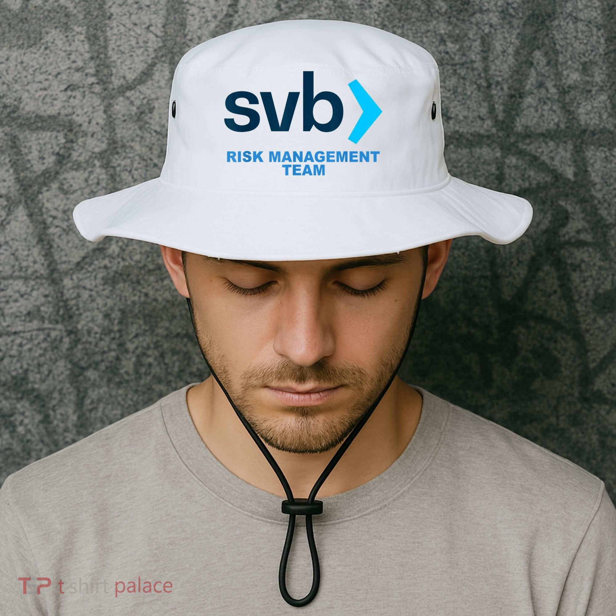 SVB Risk Management Team Funny Svb Bucket Hat