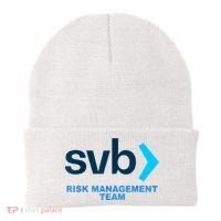 SVB Risk Management Team Funny Svb Beanie thumb 0