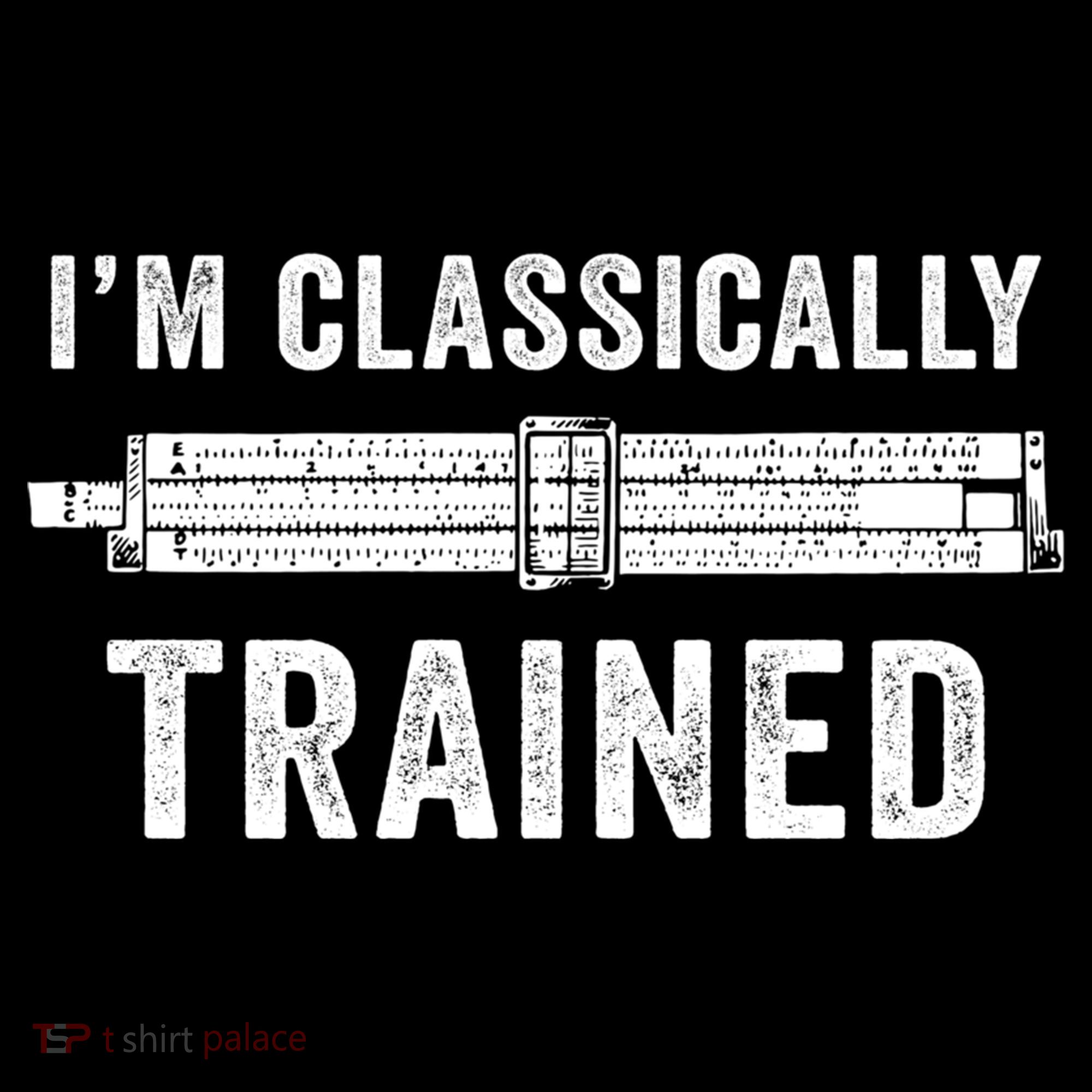 Slide Rule Mechanical Analog IM Classically Trained Gift Backpack
