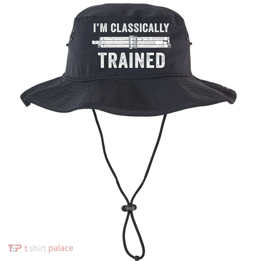 Slide Rule Mechanical Analog IM Classically Trained Gift Bucket Hat