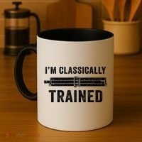 Slide Rule Mechanical Analog IM Classically Trained Gift Coffee Mug thumb 4