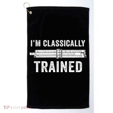 Slide Rule Mechanical Analog IM Classically Trained Gift Golf Towel