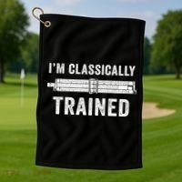 Slide Rule Mechanical Analog IM Classically Trained Gift Golf Towel thumb 1