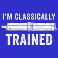 Slide Rule Mechanical Analog IM Classically Trained Gift Mousepad thumb 1