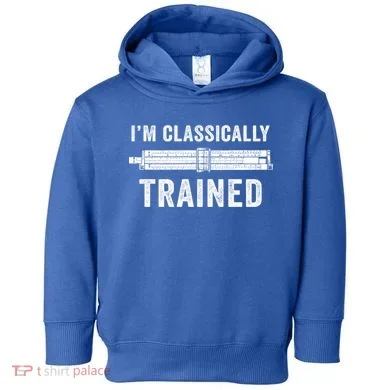 Slide Rule Mechanical Analog IM Classically Trained Gift Toddler Hoodie