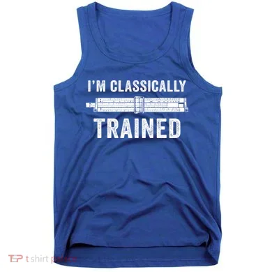 Slide Rule Mechanical Analog IM Classically Trained Gift Tank Top