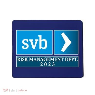 SVB Risk Management Dept. Department Team 2023 Mousepad