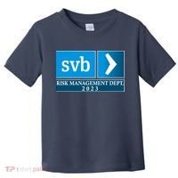 SVB Risk Management Dept. Department Team 2023 Toddler T-Shirt thumb 0