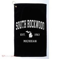 South Rockwood Michigan Mi Golf Towel thumb 0