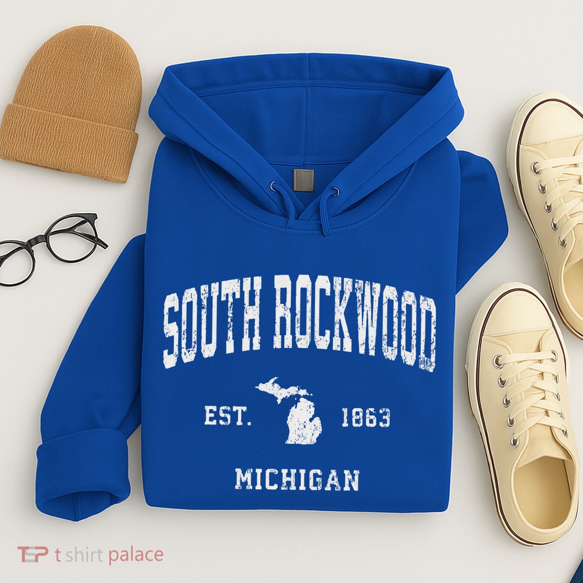 South Rockwood Michigan Mi Hoodie