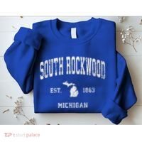 South Rockwood Michigan Mi Sweatshirt thumb 2