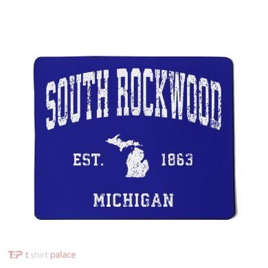 South Rockwood Michigan Mi Mousepad