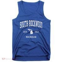 South Rockwood Michigan Mi Tank Top thumb 0
