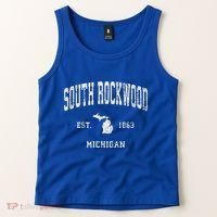 South Rockwood Michigan Mi Tank Top thumb 2