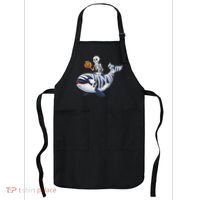 Skeleton Riding Mummy Orca Halloween Candy Whale Gift Apron thumb 0
