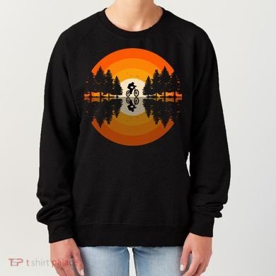 Sunset Retro Mountain Bike Sunset Retro Women's Sweatshirt
